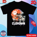 Official Clemson Tigers Dripping Football Helmet Shirts