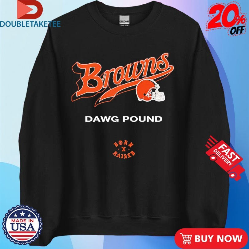 Official Cleveland Browns Born X Raised Dawg Pound Shirts