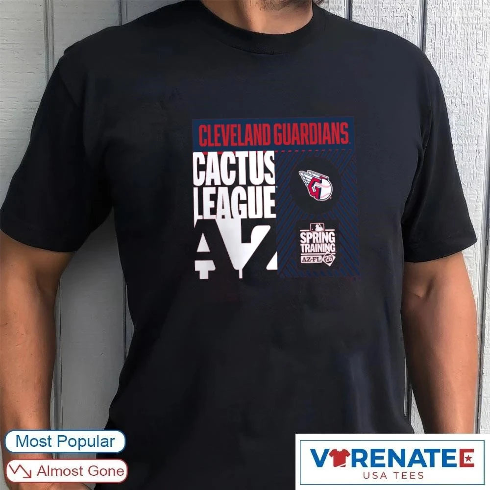 Official Cleveland Guardians 2026 Cactus League Spring Training True Icon T-Shirt