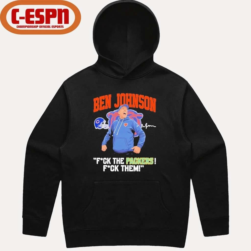 Official Coach Ben Johnson Fuck The Packer T-Shirt