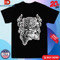 Official Cobra Kai Udar Tigra Dojo Flames Shirts