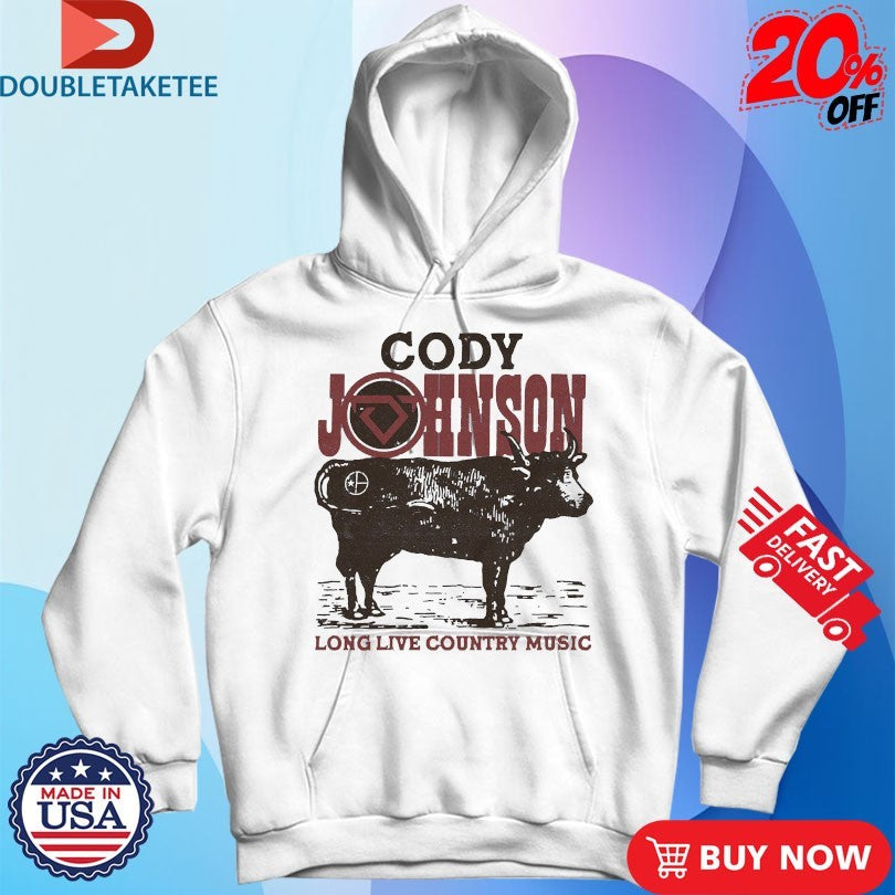Official Cody Johnson Long Live Country Music Steer Shirts