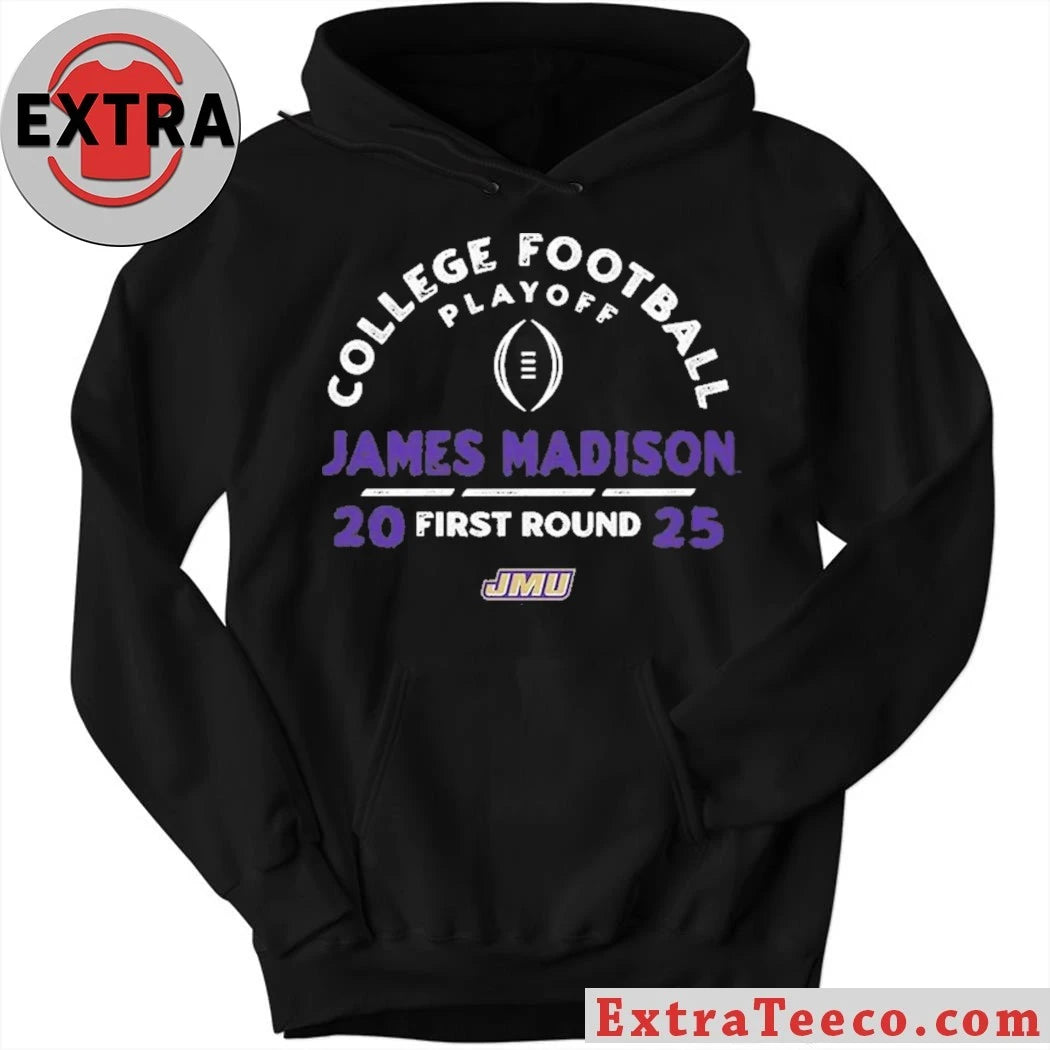 Official College Football Playoff 2025 First Round James Madison Dukes Logo Shirt