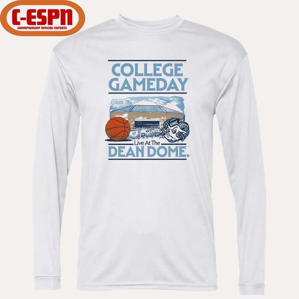 Official College GameDay UNC Basketball Dean Dome Shirt