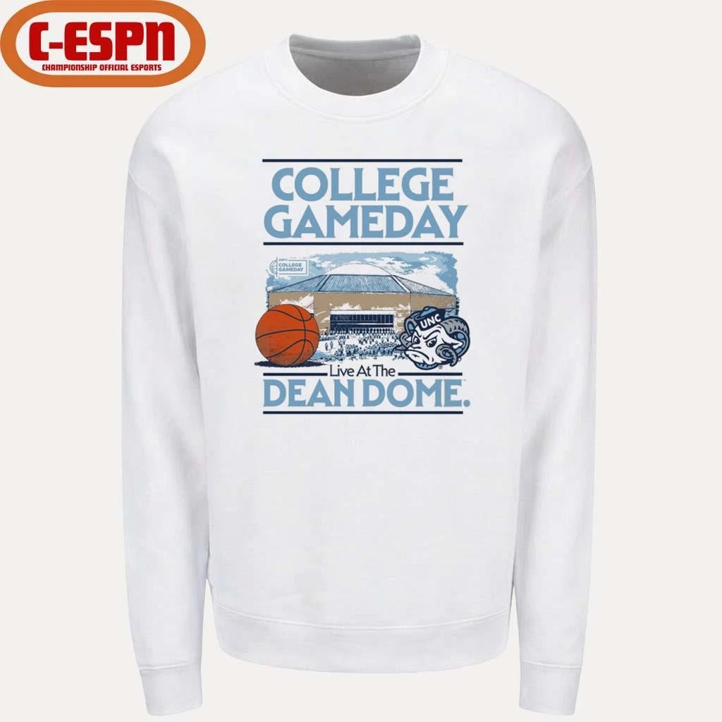 Official College GameDay UNC Basketball Dean Dome Shirt