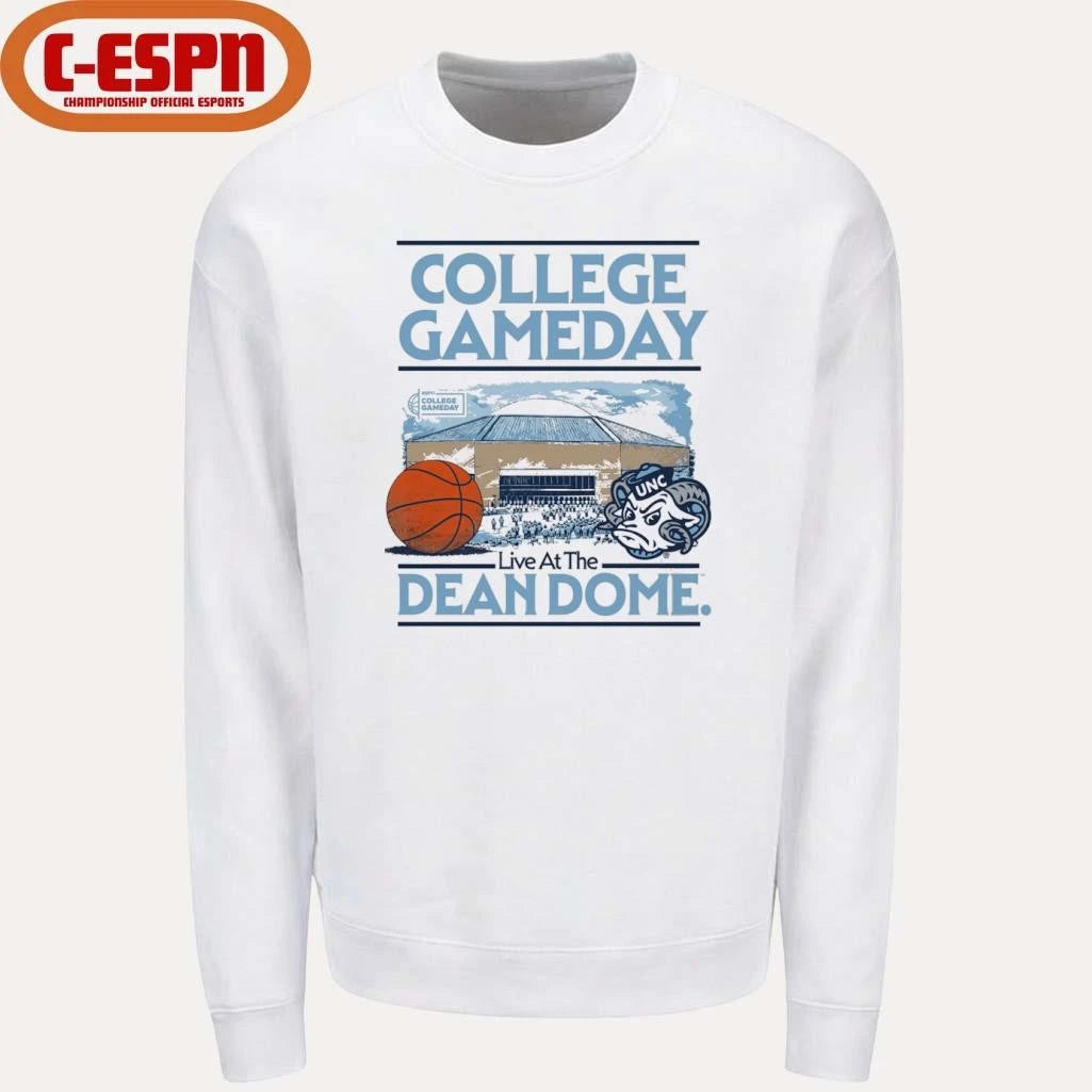 Official College GameDay UNC Basketball Dean Dome Shirt