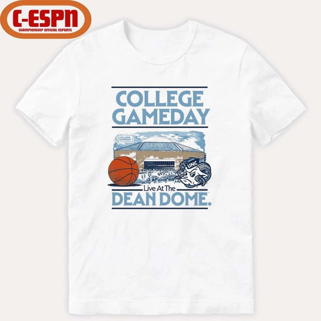 Official College GameDay UNC Basketball Dean Dome Shirt