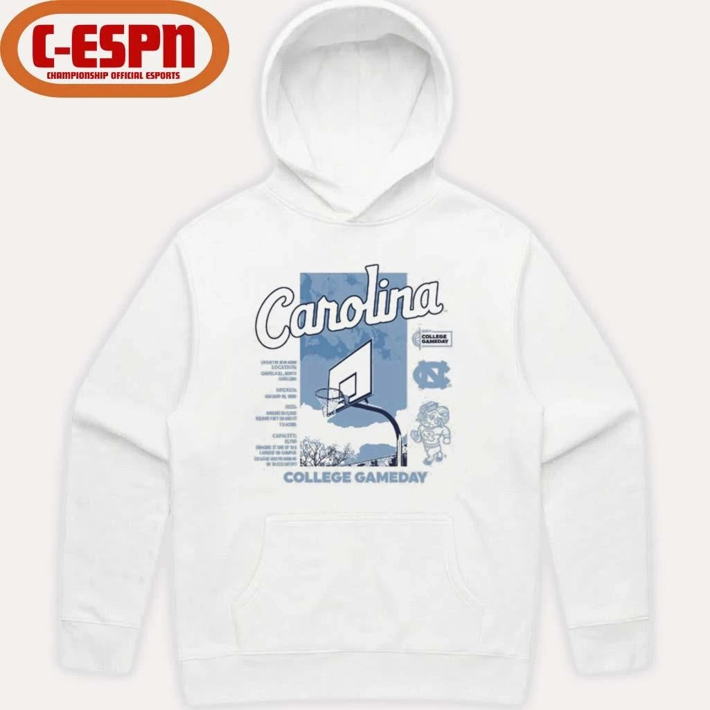 Official College GameDay UNC Basketball Goal Shirt