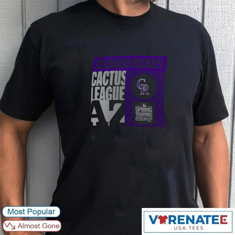 Official Colorado Rockies 2026 Cactus League Spring Training True Icon T-Shirt