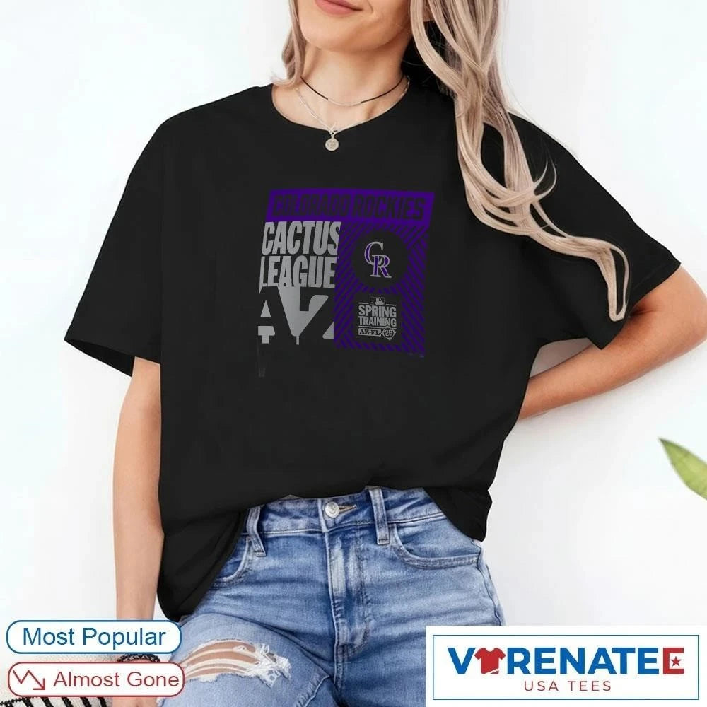 Official Colorado Rockies 2026 Cactus League Spring Training True Icon T-Shirt