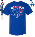 Official Columbus Blue Jackets Loves You The Balloon T-Shirt