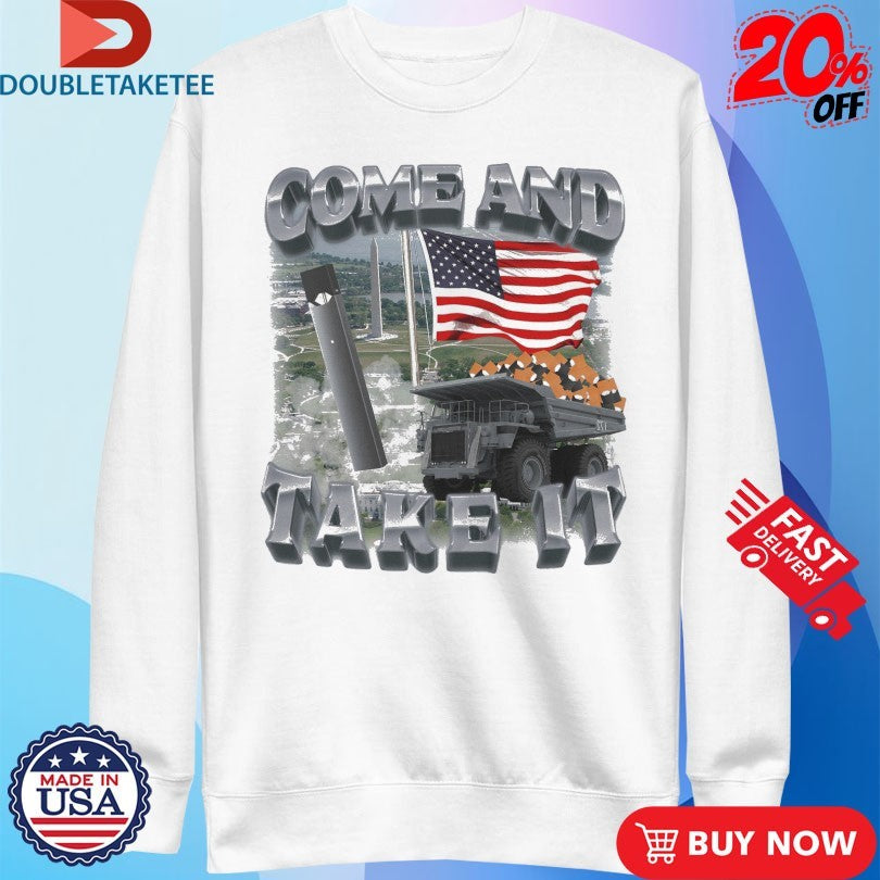Official Come And Take It American Flag Shirts