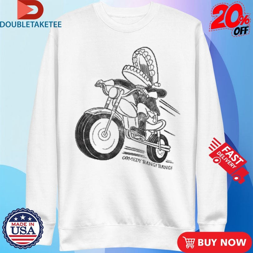 Official Comedy Bang Bang Motormouth Motor Shirts