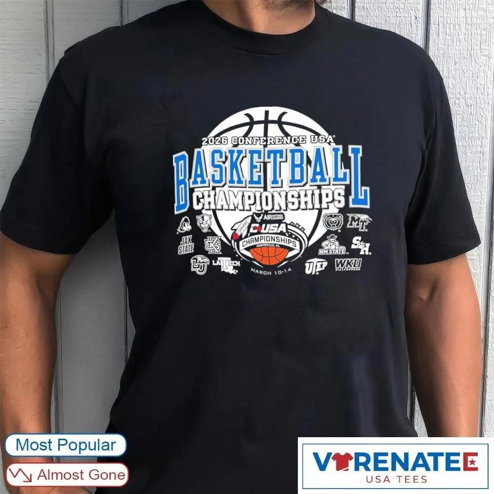 Official Conference USA Basketball Championships Huntsville, AL March 10-14 2026 T-shirt