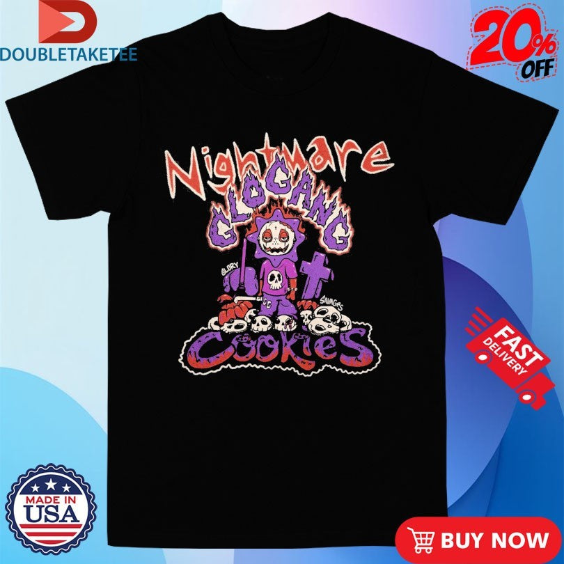 Official Cookies x Glo Gang Nightmare Shirts
