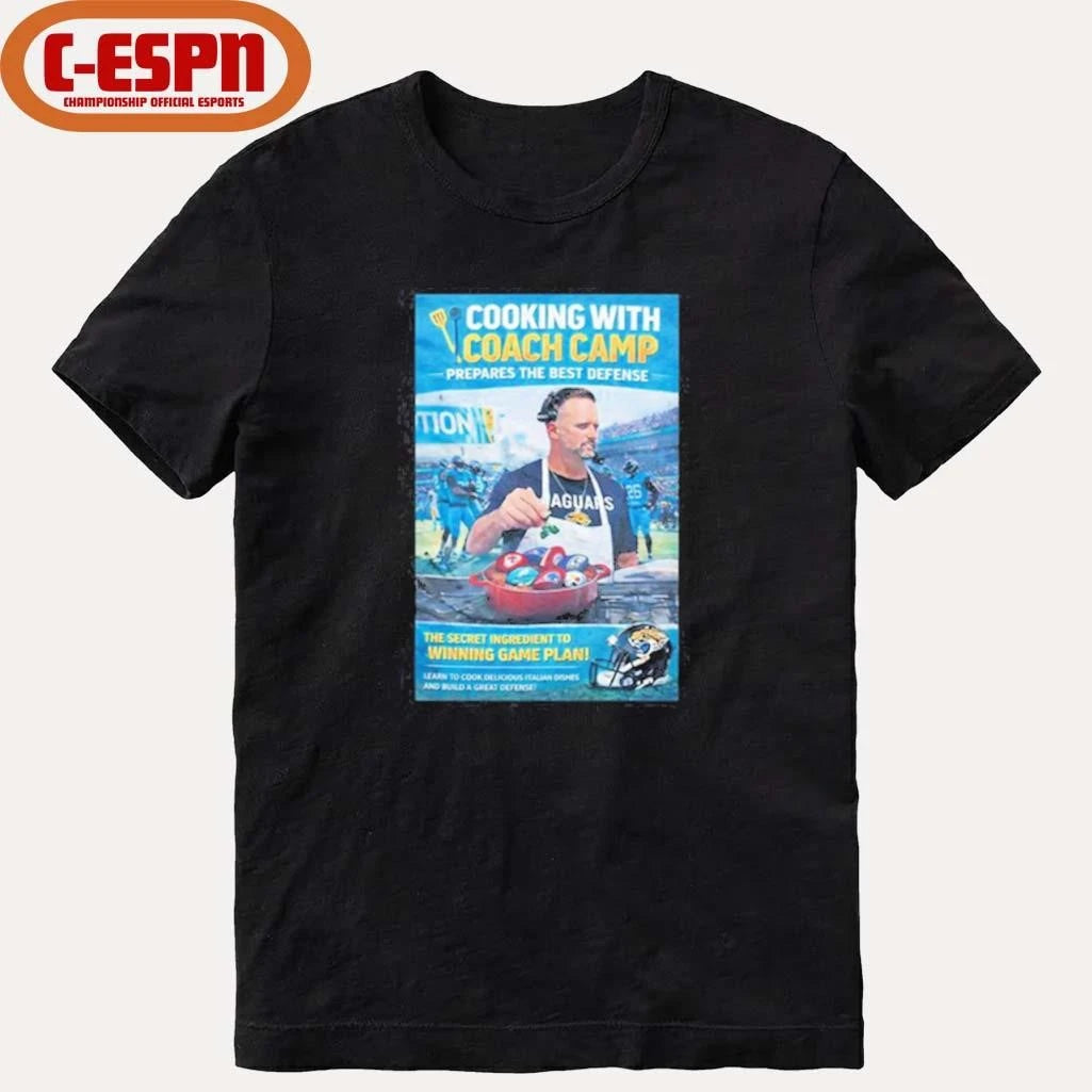 Official Cooking With Coach Camp Shirt