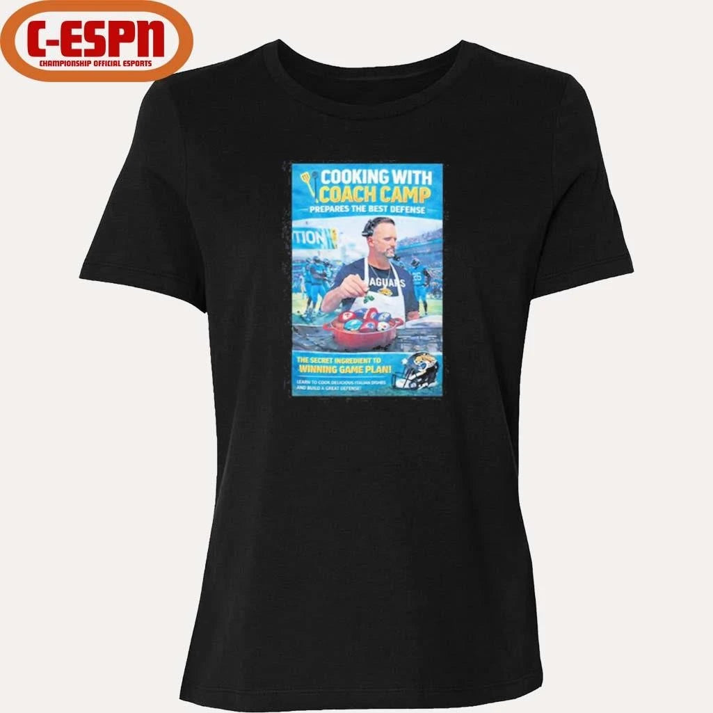 Official Cooking With Coach Camp Shirt
