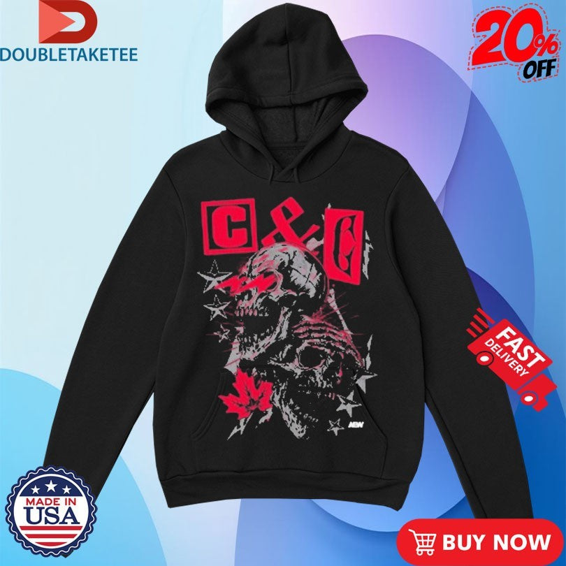 Official Cope &amp; Christian Cage C&amp;C AEW Skulls Shirts