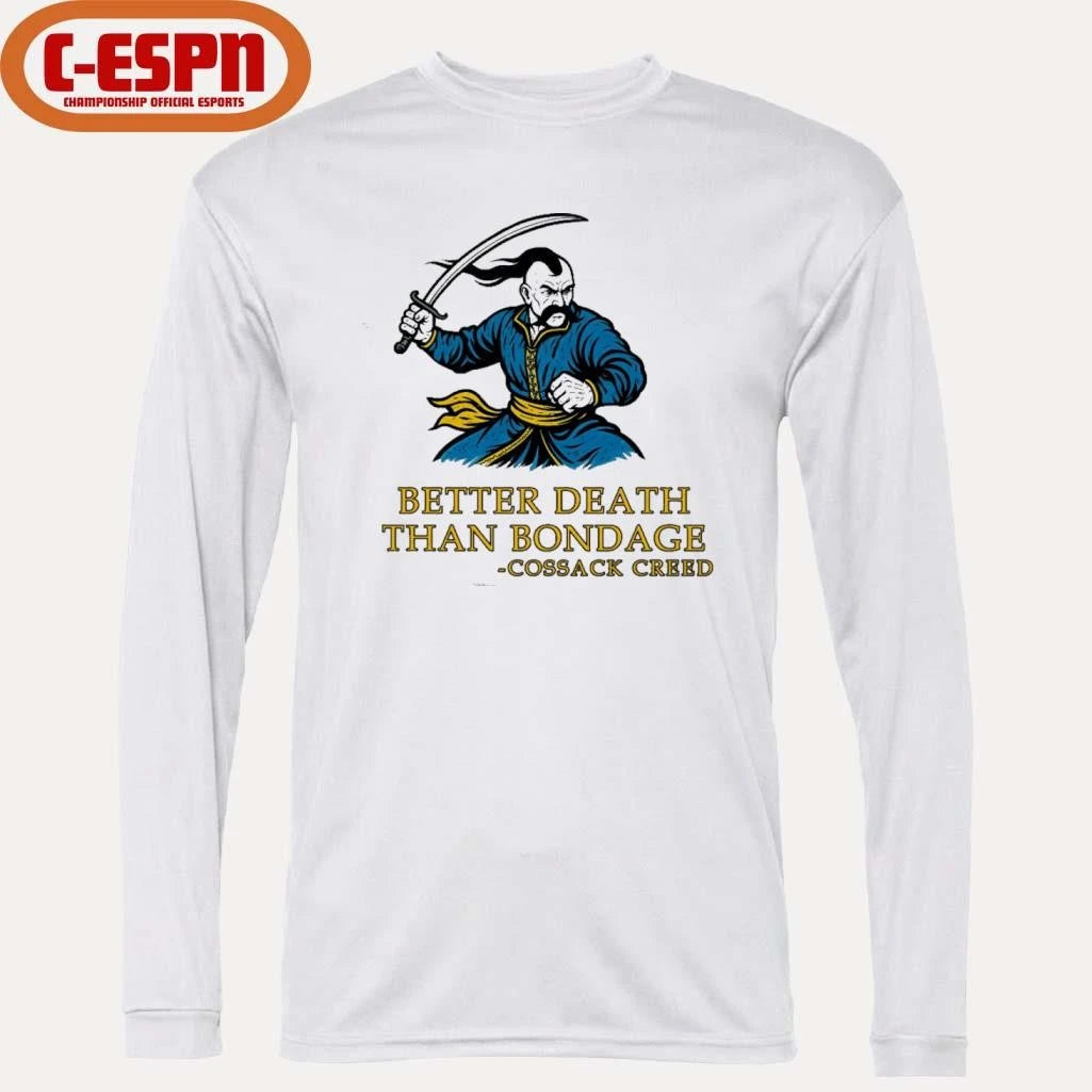Official Cossack Creed Better Death Than Bondage T-Shirt