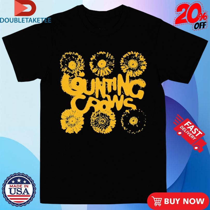 Official Counting Crows 90’s Flower Shirts