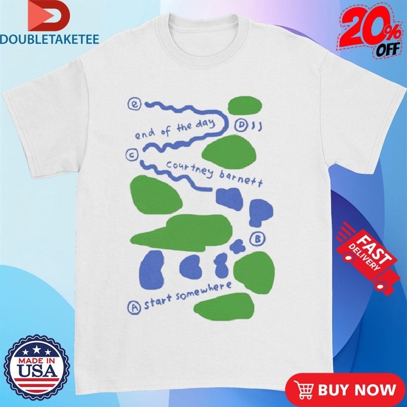 Official Courtney Barnett End Of The Day Start Somewhere Album Shirts