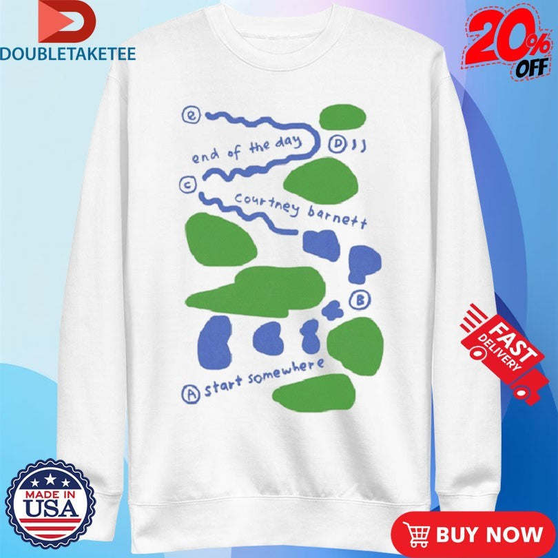 Official Courtney Barnett End Of The Day Start Somewhere Album Shirts
