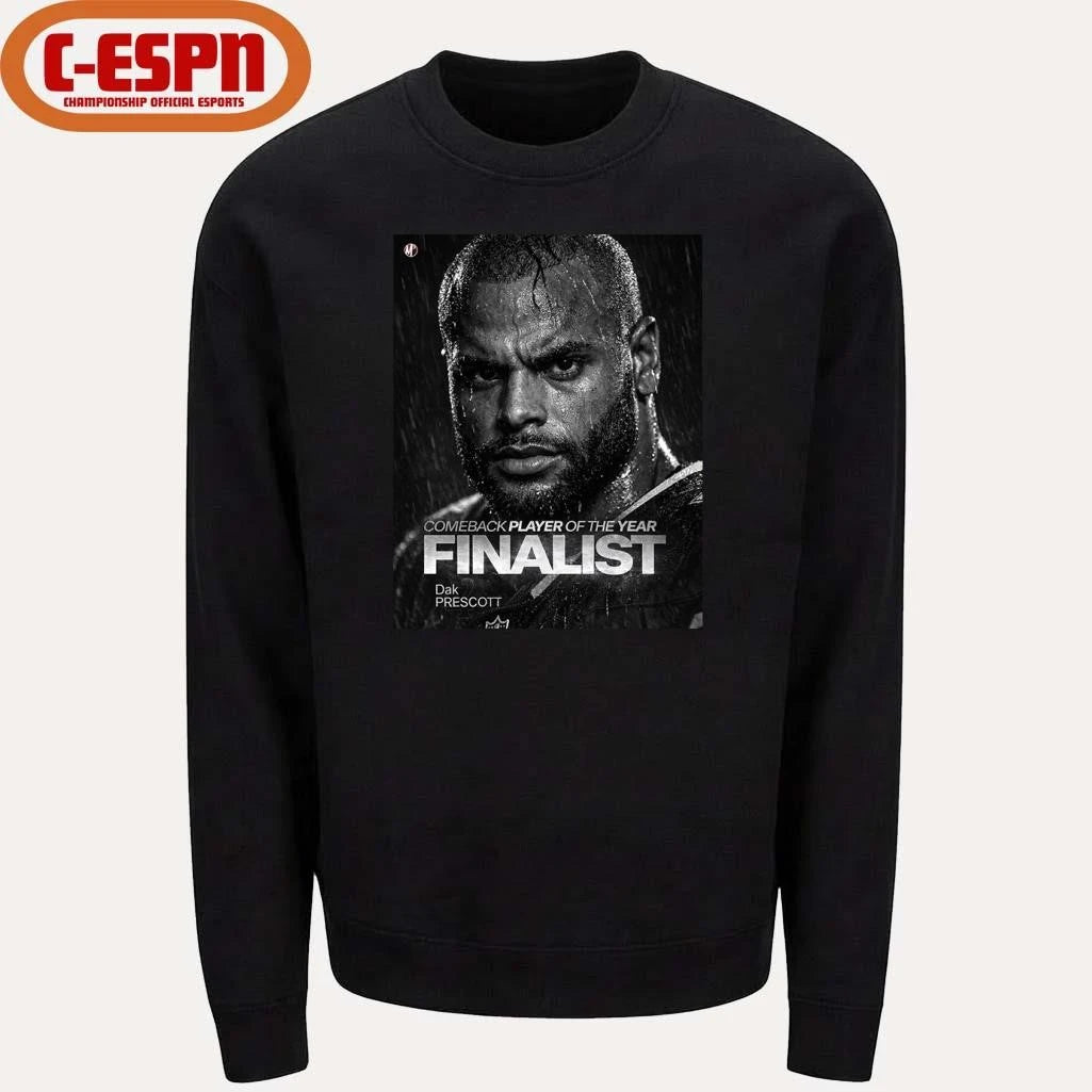 Official Cowboys Dak Prescott Comeback Player of the Year finalist Shirt