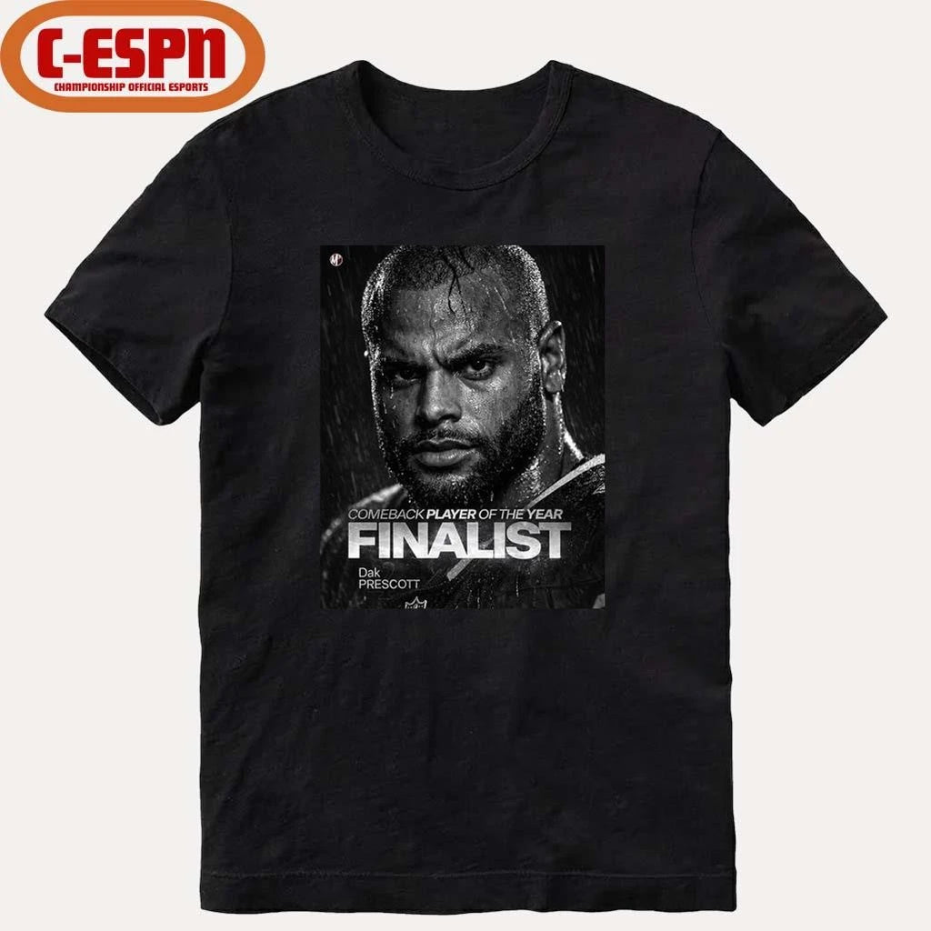 Official Cowboys Dak Prescott Comeback Player of the Year finalist Shirt