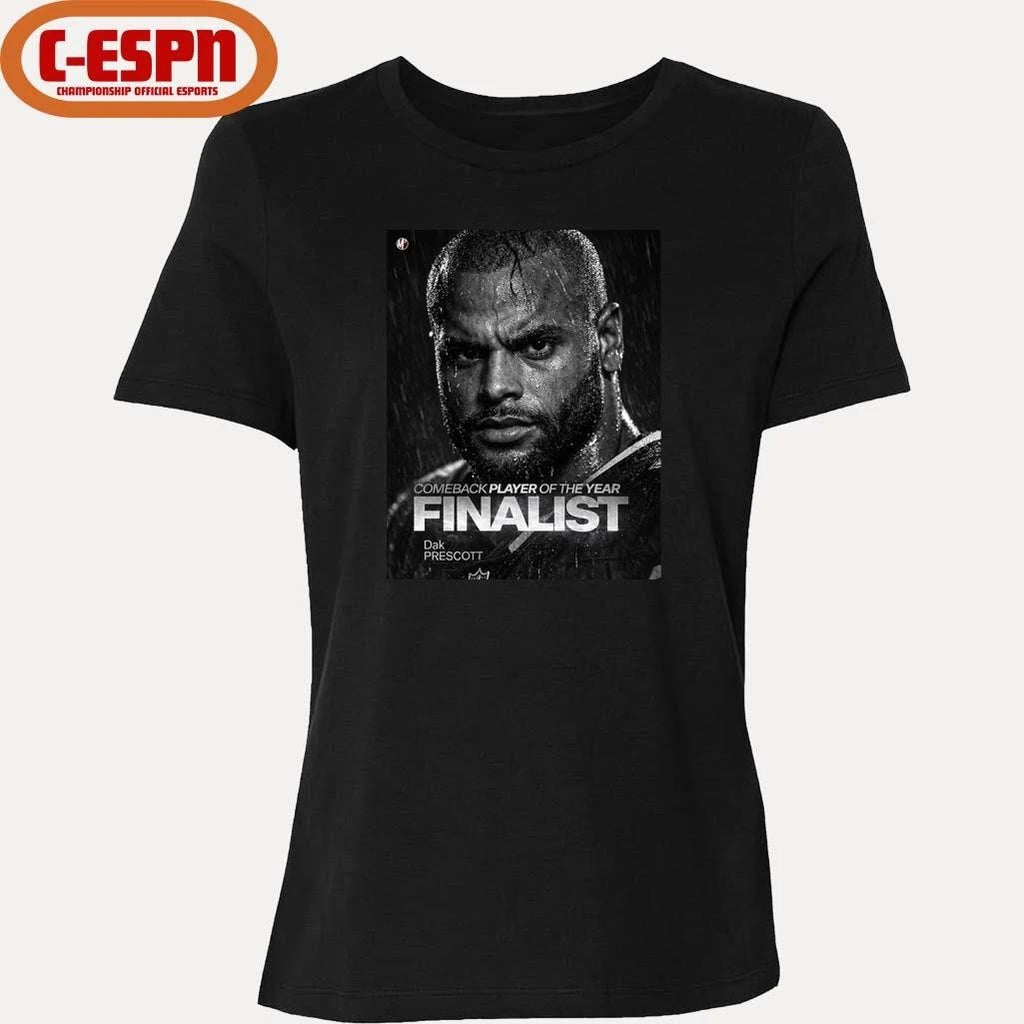 Official Cowboys Dak Prescott Comeback Player of the Year finalist Shirt