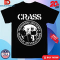 Official Crass Persons Unknown Bloody Revolutions Shirts