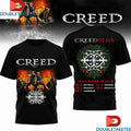 Official Creed Creedmas Final Shows Of 2025 Tour Rock Christmas Shirts