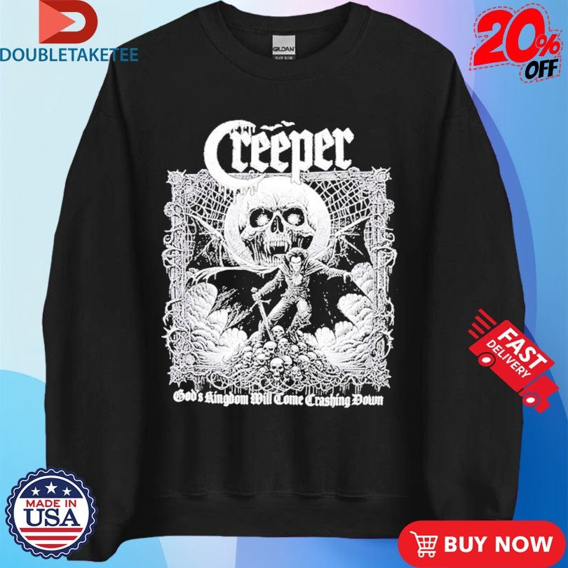 Official Creeper God’s Kingdom Will Come Crashing Down Vampire Shirts
