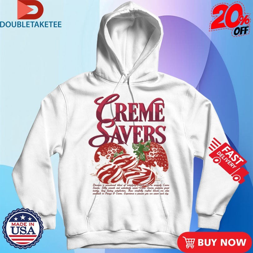 Official Creme Savers Strawberry Shirts