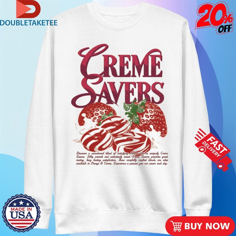 Official Creme Savers Strawberry Shirts
