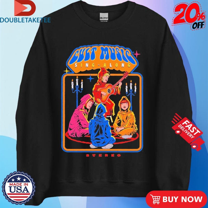Official Cult Music Sing-Along Stereo Shirts