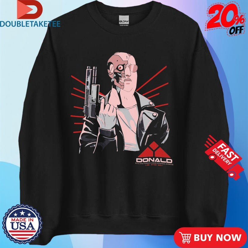 Official Cyber Donald Replicated Human Consciousness Android Shirts