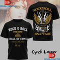 Official Cyndi Lauper Rock &amp; Roll Hall Of Fame Induction 2025 Guitar Shirts
