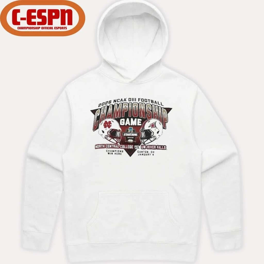 Official DIII Football Championship North Central College Vs UW-River Falls Shirt