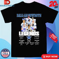Official Dallas Cowboys Legends Jason Witten Michael Irvin Dary Johnston Bob Lilly Emmitt Smith Roger Staubach Troy Aikman Randy White Tony Dorsett Signatures Shirts