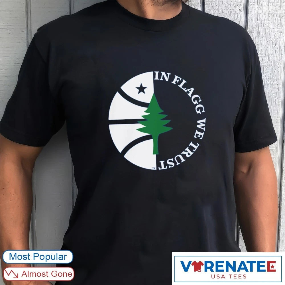Official Dallas Mavericks Cooper Flagg Wearing In Flagg We Trust T-Shirt