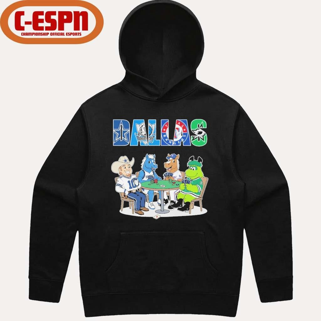 Official Dallas Sports Teams Mascots Playing Games Shirt