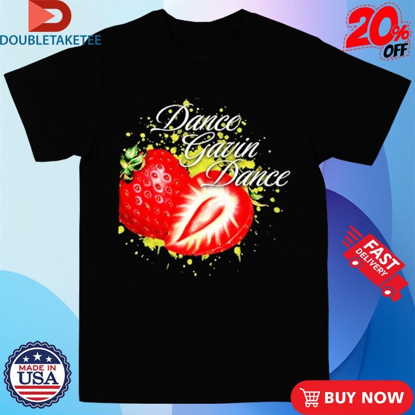 Official Dance Gavin Dance Strawberry Splatter Shirts