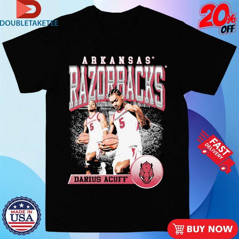 Official Darius Acuff Player Arkansas Razorbacks Shirts