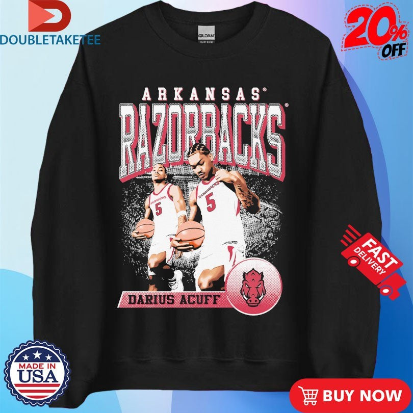 Official Darius Acuff Player Arkansas Razorbacks Shirts