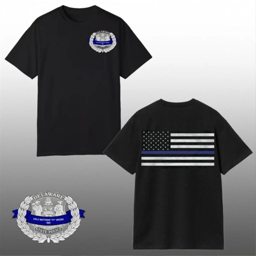 Official Dave Portnoy Delaware State Trooper Matthew T Snook 1681 Shirt