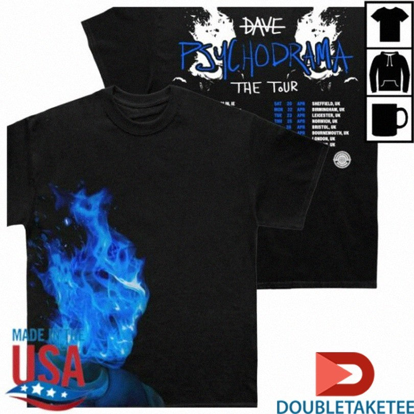 Official Dave Psychodrama Tour 2025 Shirts