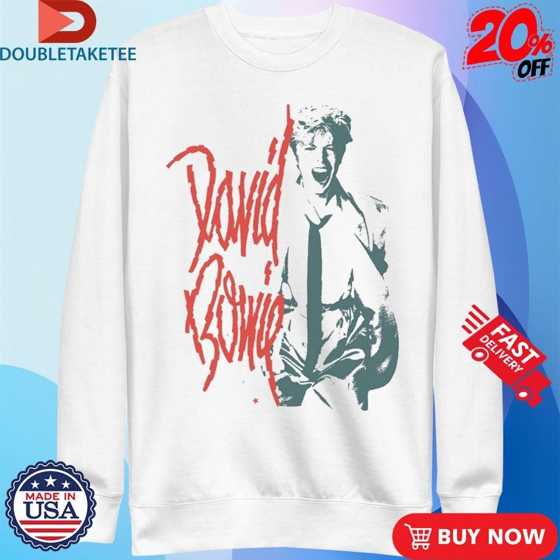 Official David Bowie Mono Shout Shirts