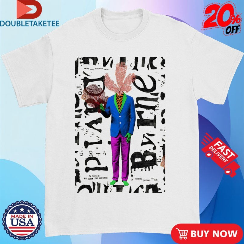 Official David Byrne Nov 16-18 2025 San Francisco CA Shirts