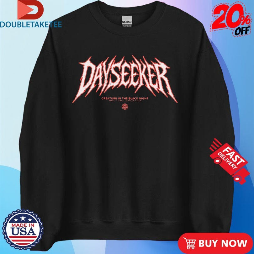 Official Dayseeker Creature In The Black Night Metal Logo Shirts
