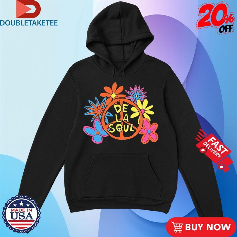Official De La Soul Floral Peace Shirts
